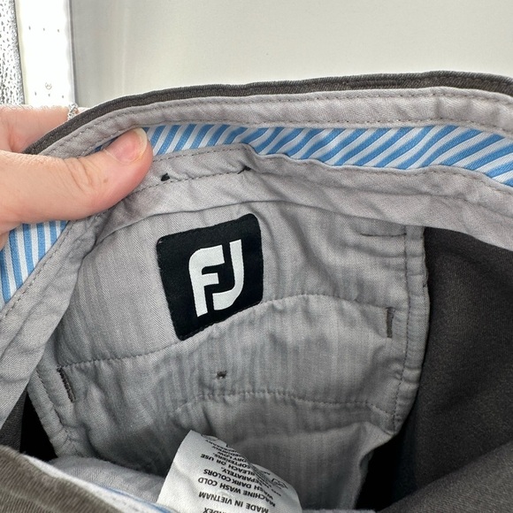 Foot Joy | FJ Men's Gray Athletic Golf Pants - Picture 6 of 8